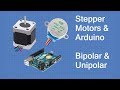 Stepper Motors with Arduino - Controlling Bipolar & Unipolar stepper motors