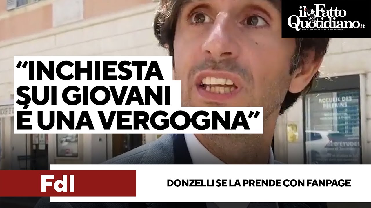 Parole antisemite tra i giovani Fdi? Per Donzelli il problema è Fanpage: “Inchiesta vergognosa”