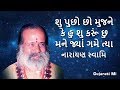 Su pucho cho mujne ke hu su karu chu narayan swami bhajan  gujarati mi