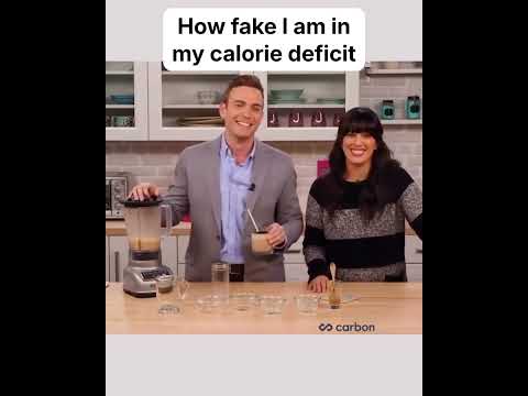 How fake I am in my calorie deficit