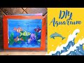 DIY aquarium from scratch| Aquarium| Kabad se Jugad| diy | paper craft | best out of waste