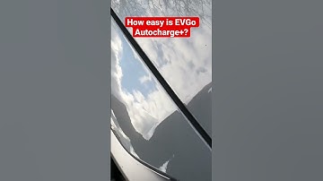 Is EVGo’s Autocharge+ Easy to use? Does it work on a Tesla?!?! #evs #shorts #tesla #evgo #konaev