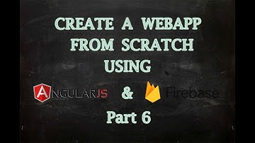 Create WebApp Using AngularJS and Firebase - Registration Page (Part 6)