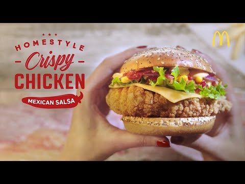 Homestyle Crispy Chicken Mexican Salsa | McDonald's - YouTube