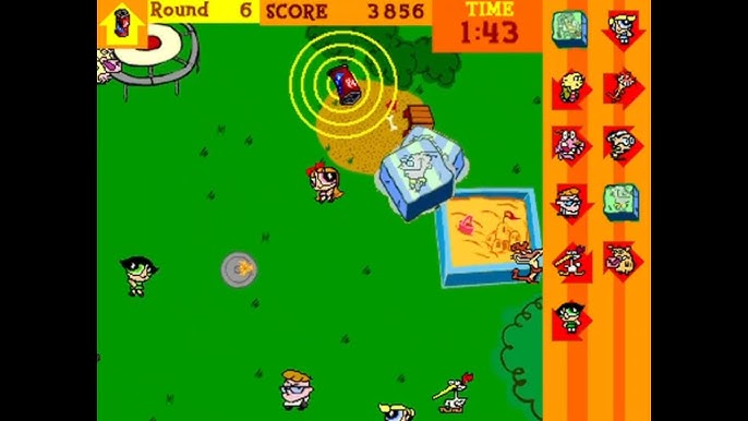 Cartoon Networks online game from the early 2000s, Courage the