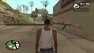 How to get the AK-47 in Mulholland at the beginning of the game - GTA San Andreas