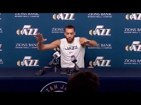 Corona-Positive Rudy Gobert touching mics causes Jazz-Thunder Game to be canceled