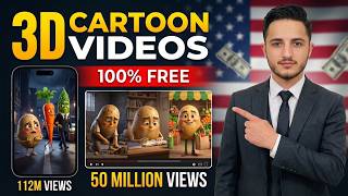 How to Create Viral AI Talking Vegetable Videos (100% FREE) | Veo 3 Tutorial screenshot 4