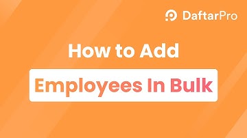 Effortlessly Add Employees in Bulk with DaftarPro - Streamline Your Business Management