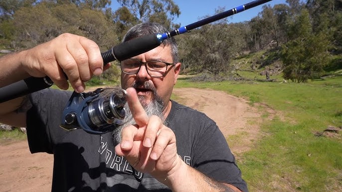 My new $20 fishing rod and how to set up a fishing rod and reel