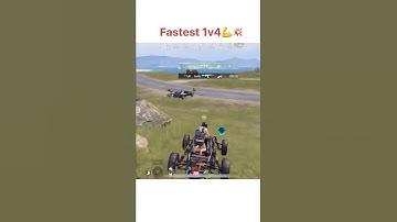 World Fastest 1v4😱| #bgmi #bgmi1v4 #bgmiclutches #fastestclutch #squadwipe #bgmishorts #pubgshorts