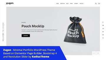 Best WordPress Portfolio Theme | Zugan - Minimal Portfolio WordPress Theme