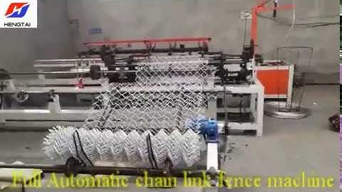 China HENGTAI Full Automatic Chain Link Fence Machine