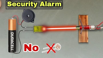 How To Make Security Alarm System || Security System kaise banaye LDR ki bina #securityalarm