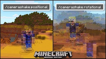 Minecraft Bedrock - How To Use The /Camerashake Command (Mobile/Xbox/PS/Windows/Switch)