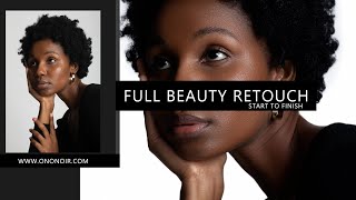 HIGH-END BEAUTY RETOUCH ON PHOTOSHOP | Start to finish 4K