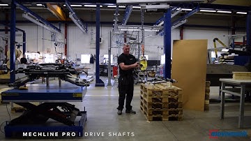 Industrial manipulator for lifting and handling automotive DRIVE SHAFTS - Movomech Mechline Pro™