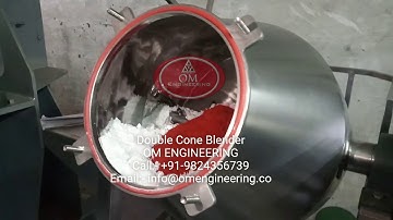 OM Double Cone Blender | om engineering