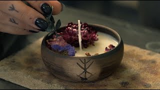 Making a magic candle from soy wax | How to make scented candles - Candle making basics | Craft DIY