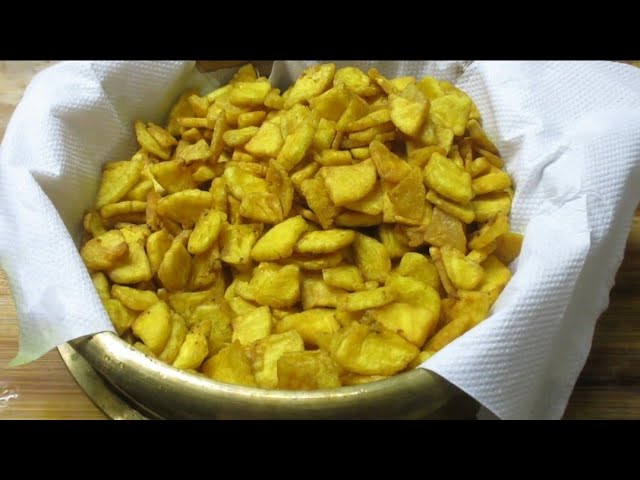 Kerala Special Chips Cooking Method || How to make Kerala Chips || #kerala #chips | Haran