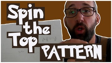 SCROLL SAW PROJECT FOR BEGINNERS - Spin the Top |  Making the Pattern