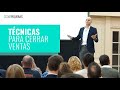 Técnicas para cerrar ventas | Ventas | César piqueras