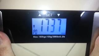 Digital Weighing Scale-Body Fat,Hydration/Water,Muscle,Bone,Calorie,BM