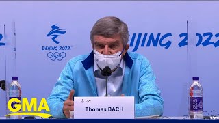 IOC president speaks out about Russian doping scandal l GMA