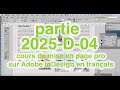 partie 2025-D-04 des 4 cours de mise en page pro sur Adobe InDesign en français, Thierry Dambermont