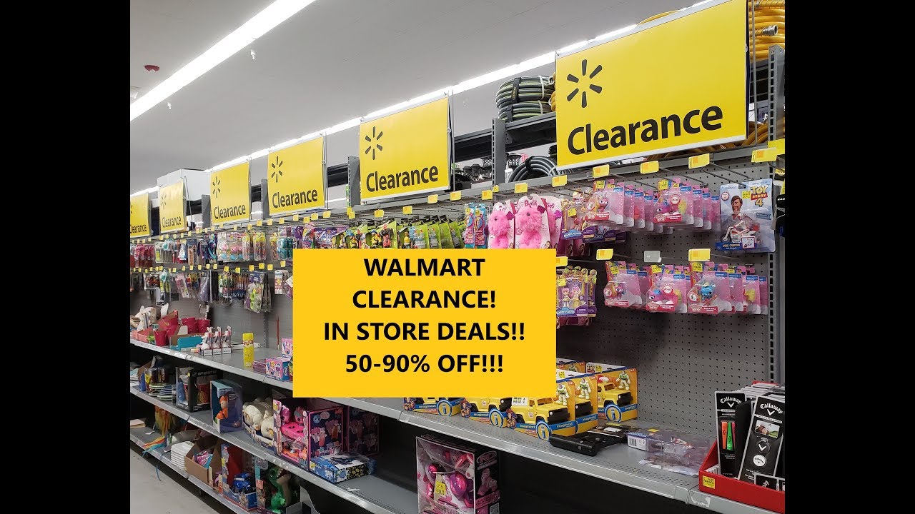 WALMART CLEARANCE & HIDDEN CLEARANCE! IN STORE DEALS! 5090 OFF! YouTube