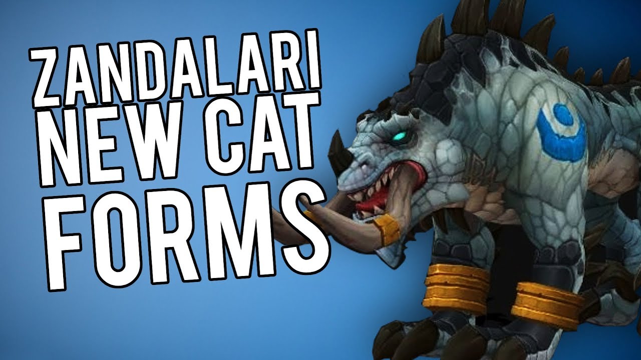 new zandalari cat forms wow legion 7 3 5 youtube druid form macro