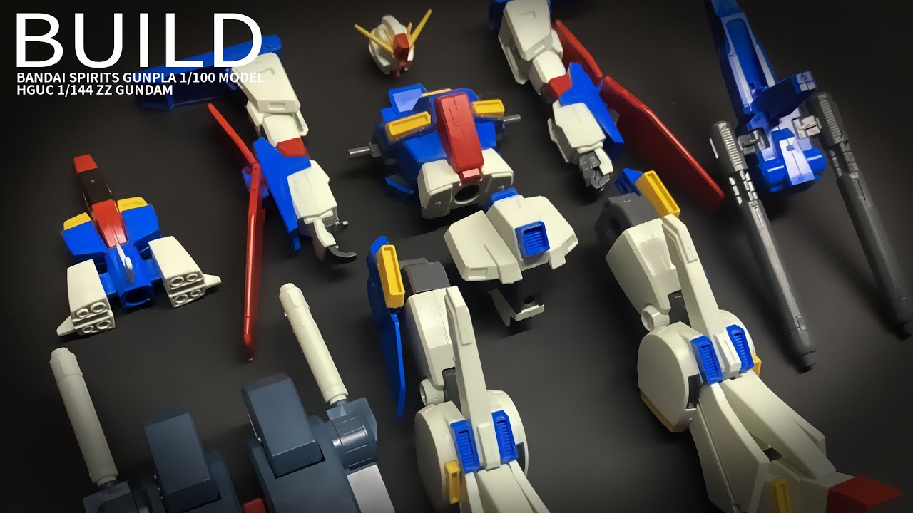 HGUC 1/144 ZZ GUNDAM ASMR BUILD | gundam build | gundam asmr