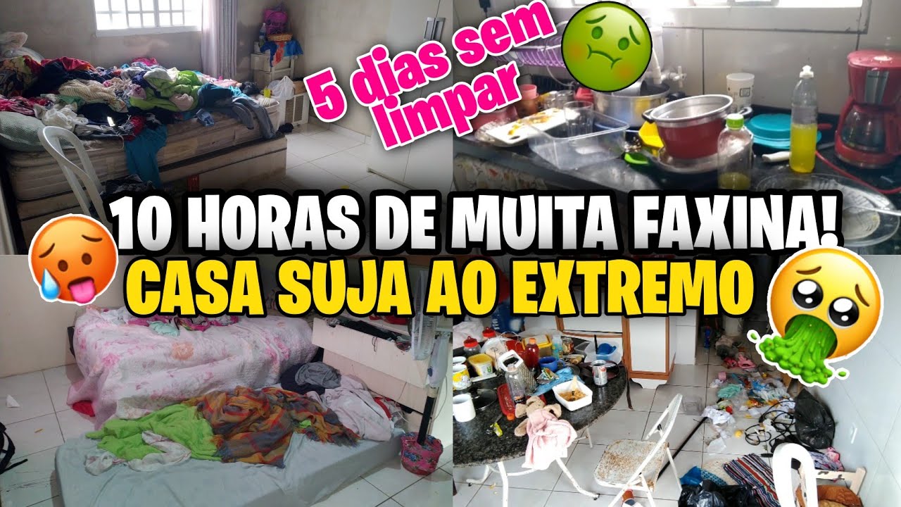 FAXINA COMPLETA,5 DIAS SEM LIMPAR/10 HORAS DE MUITA LIMPEZA..