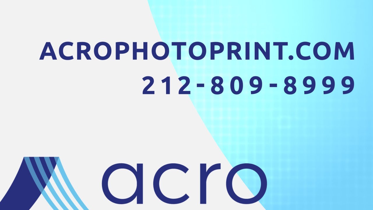New York City Legal Printing Services - ACRO Photo Print - New York City Legal Printing Services