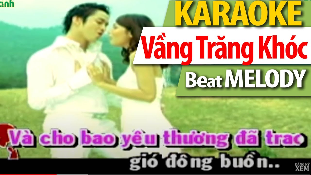 [ KARAOKE ] Vầng Trăng Khóc - Beat MELODY Cực Hay