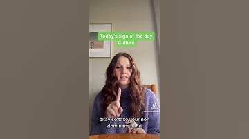 Learn How To Sign  Culture in ASL for Beginners | American Sign Language #shorts