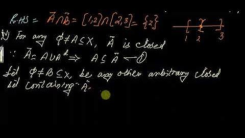 #MTH405 Lecture 42 Part 3 || Closure as a smallest Closed Superset  || Virtual University