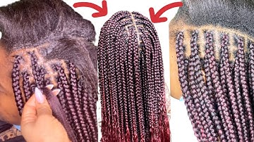 BRAIDS CLASS: Perfect your box braids, no lumps no bumps + Dipping technique to remove stiffness