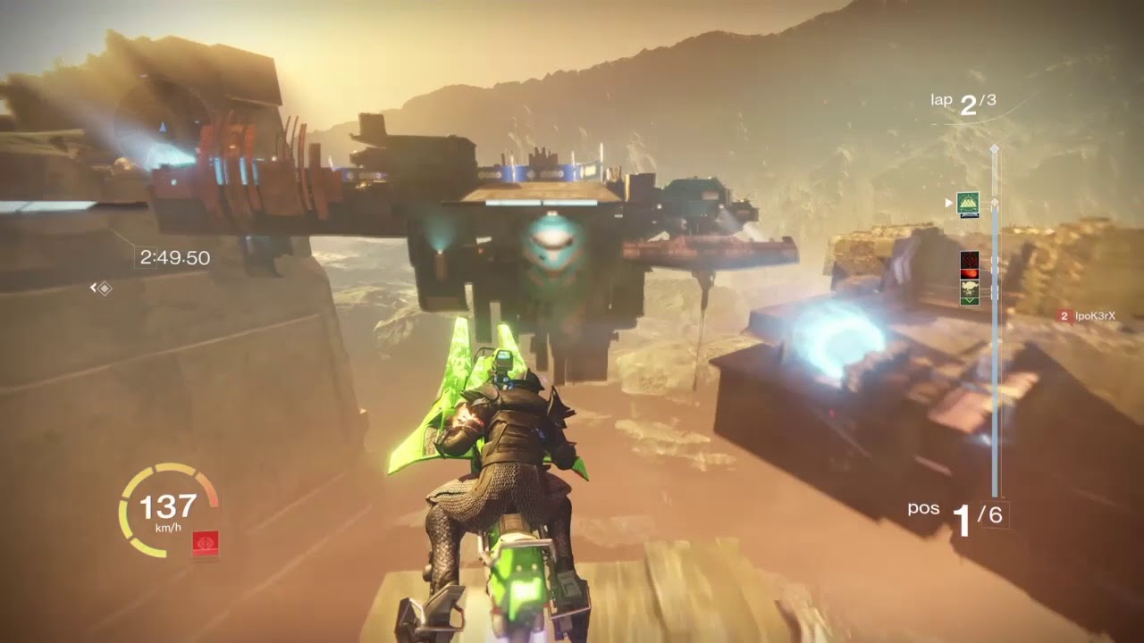 Destiny Multiplayer Map Showcase: Sparrow Racing on Shining Sands