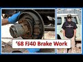 Brake Shoes & Wheel Cylinder Maintenance - 68 FJ40 Toyota Land Cruiser! #landcruiser #fj40 #toyota