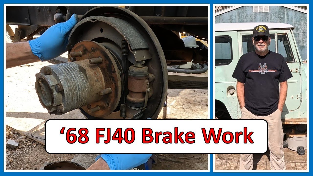 Brake Shoes & Wheel Cylinder Maintenance - 68 FJ40 Toyota Land Cruiser! #landcruiser #fj40 #toyota