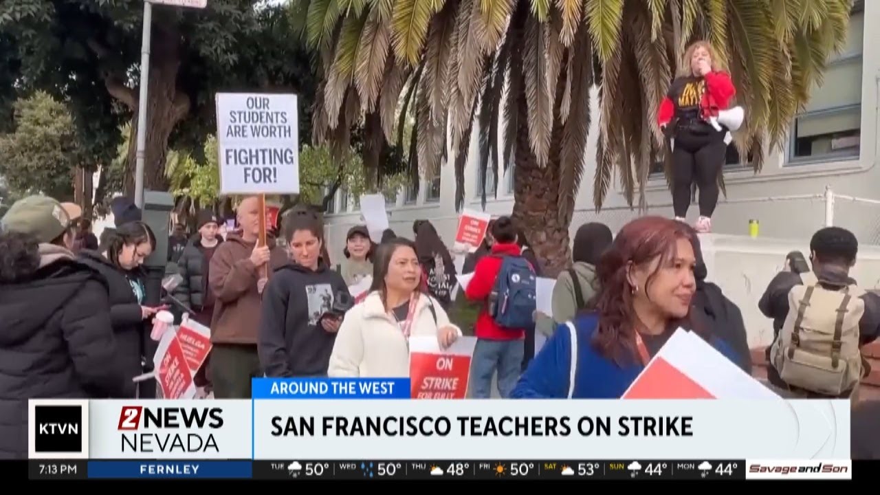 San Francisco teachers on strike