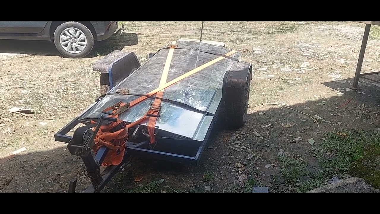 ⁣Veleiro Drivi,  montagem, ajuste e teste da quilha