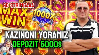 DIMAN LIVE KAZINO DEP 5500$ GO STRIMGA 50