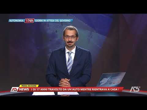 A3 NEWS PRIMA EDIZIONE | 26/08/2022