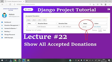 #22 Python Django Project || Donation Management System || Hindi