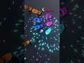 ASMR Kinetic Neon Marble Run Challenge! 🎮🔴🔵 #Shorts #OddlySatisfying #Satisfying #Marbles