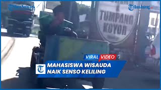 Momen Mahasiswa UIN Salatiga Wisuda Naik Senso Keliling