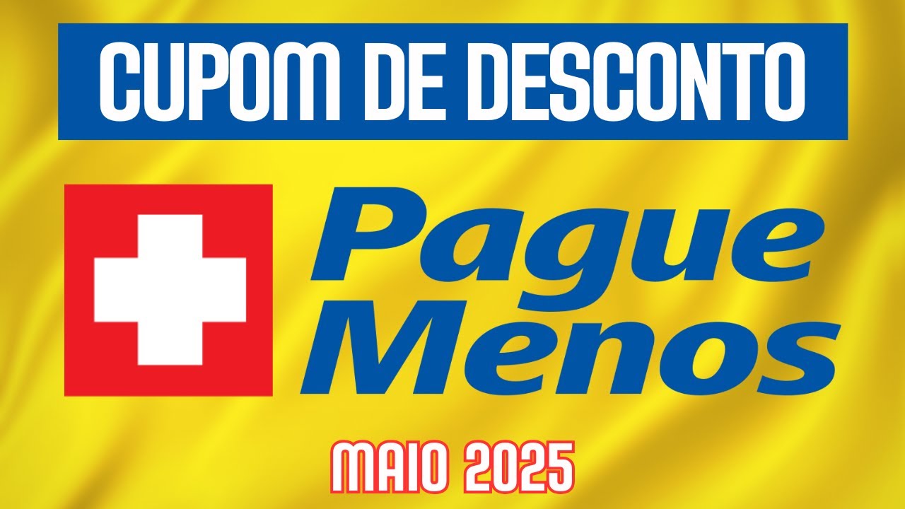 Cupom de Desconto Pague Menos | Cupom Aniversário Pague Menos - YouTube