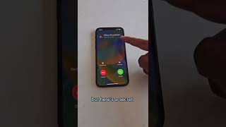 ? Hide Calling Number Trick Call without showing your number on an iPhone shorts